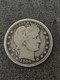 25 CENTS BARBER QUARTER DOLLAR 1909 PHILADELPHIE ARGENT USA / SILVER - 1892-1916: Barber