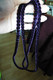 Neuf - Collier Sautoir Créateur Style Boho Bohême En Perles De Velours D'Asie Vietnam Prune Violet Pourpre - Fait Main - Ethniques