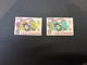 (stamp 21-10-2022) Ascension Islands - World Cup Football - 1966 (2 Mint Stamps) - 1966 – Inglaterra