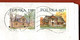 Poland Poznan 2001 / 1997 Farm House Ozarow 1.10 ZL, 2000 Grabonog 80 Gr - Storia Postale