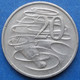 AUSTRALIA - 20 Cents 1967 "duckbill Platypus" KM# 66 Elizabeth II Decimal Coinage (1971-2022) - Edelweiss Coins - 20 Cents