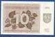 LITHUANIA - P.35b – 10 Talonas 1991 UNC-, Serie CV 462273 - Lituanie