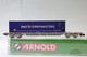 Arnold - WAGON PORTE CONTENEURS Sgss P&O Ferrymasters Novatrans SNCF ép. V Réf. HN6583 Neuf NBO N 1/160 - Güterwaggons