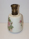 *JOLIE LAMPE BERGER PORCELAINE CAMILLE THARAUD FLEURS ROSES REHAUTS EMAIL XXe E - Limoges (FRA)