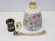 Delcampe - *JOLIE LAMPE BERGER PORCELAINE CAMILLE THARAUD FLEURS ROSES REHAUTS EMAIL XXe E - Limoges (FRA)