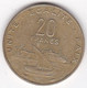 Djibouti 20 Francs 1983 Bronze Aluminium, KM# 24 - Djibouti