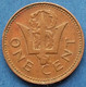 BARBADOS - 1 Cent 1973 "trident" KM# 10 Republic (1966) - Edelweiss Coins - Barbados