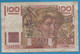 FRANCE 100 FRANCS 12.10.1950 # C.365 F# 28.27  JEUNE PAYSAN - 100 F 1945-1954 ''Jeune Paysan''