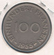 SARRE SAARLAND 100 FRANKEN 1955 KM# 4 - 100 Francos