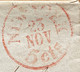 USA 1848, PRE PHILATELIC COVER,RED SINGLE CIRCLE NEW YORK 23 NOV ,5 CENT PAID FINE CANCELLATION !!! - …-1845 Prefilatelia