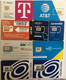 USA : GSM  SIM CARD  : 9 Cards  A Pictured (see Description)   MINT ( LOT Q ) - [2] Chipkarten