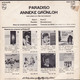 * 7" EP *  ANNEKE GRÖNLOH - PARADISO (Holland 1962) - Sonstige - Niederländische Musik