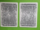 Lot 2 Cartes à Jouer - JOKER Couleur Et Noir & Blanc - Dos Bleu (usé) - Vers 1990 - 32 Kaarten