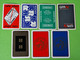 Lot 7 Cartes à Jouer - VALET De CŒUR - Dos Bleu Et Rouge - Pub L'UNION Reims, ABOISIF, GPA, M&M, ROCHEX - Vers 1990/2000 - 32 Kaarten