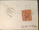 Br India, Queen Victoria Postal Cover, Tied With Jammu & Kashmir Stamp, As Scan Inde Indien - Jammu & Kashmir