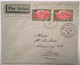 Monaco 1933 RARE Lettre Poste Aérienne PA1 Vol Par Avion MARSEILLE-GENÉVE>Bern, Suisse (P.A Cover Schweiz Brief Flugpost - Airmail