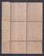 1926 - SEMEUSES - YVERT N° 197 ** MNH BLOCS De 4 COIN DATE ! - ....-1929