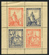 !!! BLOC FEUILLET EXPO PHILATELIQUE DE BEAUNE DE 1933, NEUF ** GOMME CRAQUELEE - Briefmarkenmessen