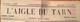 L’ AIGLE DU TARN CASTRES 77 1869 Journal Complet  Timbres Pour Journaux 2c Rouge Annulation Typographique(France Lettre - Journaux