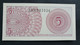 Billete De Banco De INDONESIA - 5 Sen, 1964 - Autres - Asie