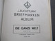 Leuchtturm Briefmarken Album Die Ganze Welt / Vordruckalbum Etliche Marken! Gestempelt / O / Eingeklebt!! - Sammlungen (im Alben)