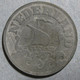 Pays Bas Occupation Allemande 25 Cents 1941 Wilhelmina, En Zinc , KM# 174 - 25 Cent
