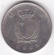 Malte 10 Cents 1991 , Cupronickel, KM# 96 - Malta