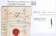 Ireland Dublin Balally Lodge 1828 Letter Re Half Notes MERRION ROW/PENNY POST And 10.O'CLOCK MN Timestamp - Prephilately