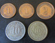 Allemagne / Deutsches Reich - 5 Petites Monnaies Diverses Dont 1 Et 2 Pfennig 1875 - 1875 à 1925 - Collections