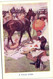 PC LAWSON WOOD, ARTIST SIGNED, A WALK OVER, Vintage Postcard (b35428) - Wood, Lawson