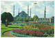 Turkey / TURKIYE -  Postcard Istanbul Mosque Via ,Yugoslavia 1974 Stamp Motive Dogs 1973 - Briefe U. Dokumente