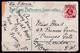 CHINA 1908 COLOURED PPC "SHANGHAI NANKING ROAD"  4c KEVII H.K.STAMP SEND TO GREAT BRITAIN. - Covers & Documents