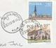 POLAND 2010, COVER USED TO USA, STAMP CITY VIEW CZĘSTOCHOWA & DWOR W LIPKOWIE, VILLAGE BORNE SULINOWO CANCEL. - Cartas & Documentos