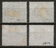 Delcampe - SM8-11U - San Marino 1892, Sassone Nr. 8/11, Serie Completa Di 4 Francobolli Usati Per Posta - Used Stamps