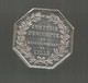 Jeton Argent, Comptoir D'Escompte De L'arrondissement De LILLE, Décret Du 10 Mai 1854, 2 Scans, 30 X 30 Mm - Professionnels / De Société