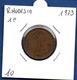 RHODESIA - 1 Cent 1973  -  See Photos - Km 10 - Rhodésie