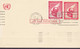 United Nations Uprated Postal Stationery Ganzsache NEW YORK - BAHAMAS, NEW YORK 1959 NASSAU (Arr.) Bahamas - Lettres & Documents