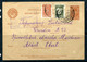 Russia 1933 Uprated  Postal Stationary Card To Germany 14206 - Briefe U. Dokumente