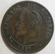 2 Centimes 1861 A Paris , Napoleon III , En Bronze , Gad# 104 - 2 Centimes