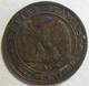 2 Centimes 1861 A Paris , Napoleon III , En Bronze , Gad# 104 - 2 Centimes