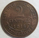 2 Centimes Dupuis 1916, En Bronze , Gad# 107 - 2 Centimes