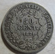 50 Centimes Cérès 1871 A Paris, En Argent - 1870-1871 Government Of National Defense