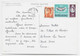 HONG KONG 10C 5C  CARD ESCALE A HONG KONG 1956  PUB FRANCE AMORA - Cartas & Documentos