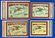 1237.EGYPT.4 OLD(CIRCA 1905) DIMITRINO CIGARETTE PACKETS PROMOTION SAMPLES,1st. LIGHT FAULTS - Empty Tobacco Boxes