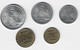 15N  -  COMORES - 1-2-5-10 Y 20 FRANCOS  1964- ( ESSAI )  PRUEBAS  EN- ALUMINIO Y BRONCE - MUY RARAS -  SC. - Comores