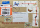 GREAT BRITAIN 2022, COVER USED TO INDIA, 2008 STAMP,FAUNA, BUTTERFLY, INSECT, ANT, BIRD 10 STAMPS ,HASLEMERE TOWN - Ohne Zuordnung