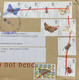 GREAT BRITAIN 2022, COVER USED TO INDIA, 2008 STAMP,FAUNA, BUTTERFLY, INSECT, ANT, BIRD 10 STAMPS ,HASLEMERE TOWN - Non Classés