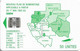 Gabon - OPT (Chip) - Map Of Gabon (Green) - SC7, Cn. 00588859 On Green Stripe, 50Units, Used - Gabon