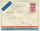 TCHAD LETTRE PAR AVION AVEC CACHET " PAR AVION ALGER CONGO " DEPART FORT-LAMY 11 JANV 35 TCHAD POUR LA FRANCE - Lettres & Documents