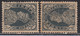 2 Perfin, Perfins, British India 1937 Used - Perfins